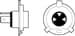 Halogen Ampul 12V H4 X2 Uzun Omur